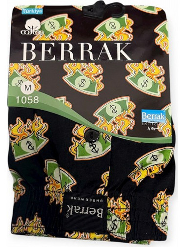 Berrak Ανδρικό Μποξεράκι Μαύρο 1058-902