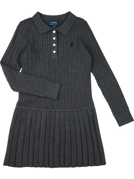 Polo Ralph Lauren Παιδικό Φόρεμα Ανθρακί 313978841002
