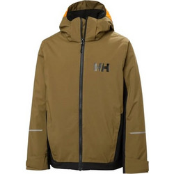 Helly Hansen Αθλητικό Παιδικό Μπουφάν Χειμωνιάτικο Softshell Αδιάβροχο Αντιανεμικό Καφέ 41763-718