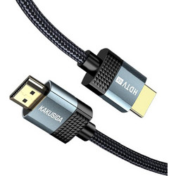 Kakusiga Καλώδιο HDMI 2.0 Braided HDMI Male to HDMI Male 3m Black