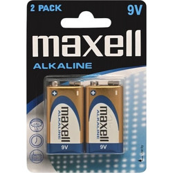 Maxell Alkaline 9V 2τμχ