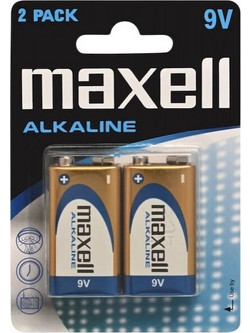 Maxell Alkaline 9V 2τμχ