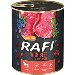 Dolina Noteci Rafi Grain Free Adult with Beef, Blueberry & Cranberry 3x800gr