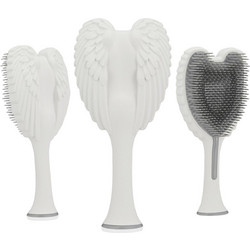 Tangle Angel 2.0 Matt Satin Βούρτσα Μαλλιών για Ξεμπέρδεμα Λευκή Γκρι