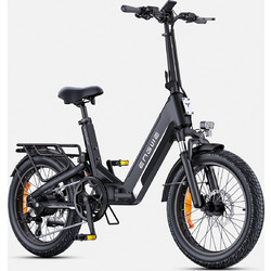 Engwe L20 3.0 Boost Σπαστό Ηλεκτρικό Ποδήλατο Πόλης 20" 250W με 7 Ταχύτητες Μαύρο