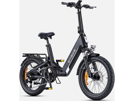 Engwe L20 3.0 Boost Σπαστό Ηλεκτρικό Ποδήλατο Πόλης 20" 250W με 7 Ταχύτητες Μαύρο