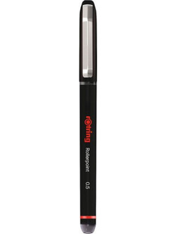 Rotring Στυλό Υγρής Μελάνης 0.5mm Μαύρο