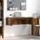vidaXL Γραφείο Τοίχου Ξύλινο 100x45x30cm 891406