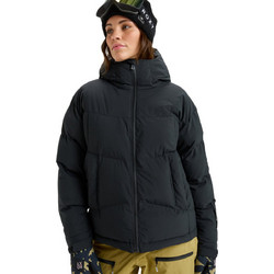 Roxy Alofted Γυναικείο Μπουφάν Χειμωνιάτικο Puffer Μακρύ Μαύρο ERJTJ03514-KVJ0