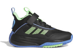 Adidas Ownthegame 3.0 Παιδικά Αθλητικά Παπούτσια για Μπάσκετ Μαύρα Lime JS2181