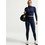 Nike One Seamless Γυναικείο Κολάν Μακρύ Ψηλόμεσο Navy Μπλε HJ9195-413
