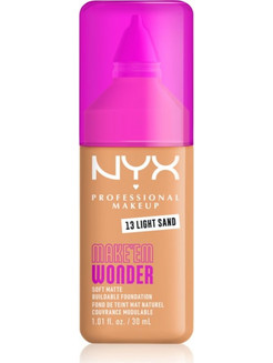 Nyx Make Em Wonder 13 Light Sand Liquid Make Up 30ml