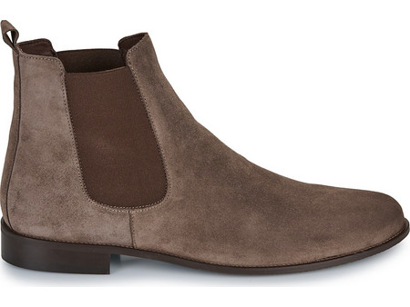 So Size Estrela Ανδρικά Chelsea Μποτάκια Suede Εκρού E-2501-429-T5313S-562