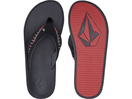 Volcom Jack Robinson Ανδρικές Σαγιονάρες Μαύρες V0812402-BRD