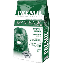Premil Maxi Basic 20/6 Adult Grain Free & Low Fat with Beef 15kg