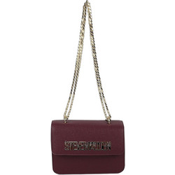 Steve Madden Bstakes-2 Γυναικείο Τσαντάκι Χιαστί από Δερματίνη Μπορντό με Αλυσίδα 13001826