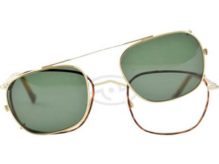 Moscot SCHLEP Γυναικείος Σκελετός Γυαλιών Οράσεως με Clip-On Μεταλλικός Χρυσός