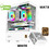 Armaggeddon Aquaron Nemo White Gaming Mini Tower Κουτί Υπολογιστή RGB με Πλαϊνό Παράθυρο