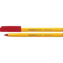 Schneider Tops 505 F Στυλό Διαρκείας Κόκκινο 194150503-RED