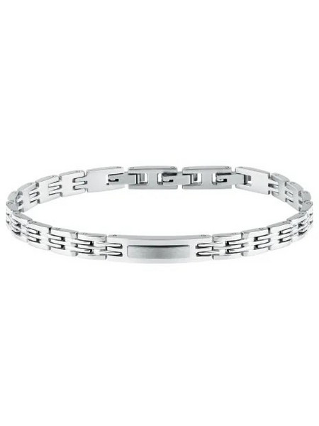 Trussardi Ανδρικό Βραχιόλι Χειροπέδα από Ατσάλι Ασημί TJAXV35