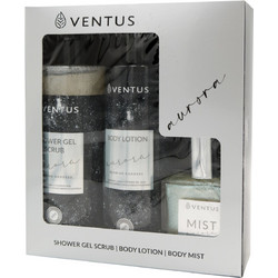 Ventus Aurora Shower Gel Scrub 300ml + Body Lotion 250ml + Body Mist 50ml