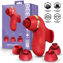 IntoYou Beeny Stimulator Κλειτοριδικός Δονητής Κόκκινος