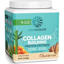 Sunwarrior Collagen Building Protein Peptides Churro Φυτική Πρωτεΐνη Χωρίς Λακτόζη 500gr