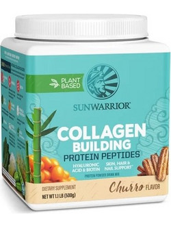 Sunwarrior Collagen Building Protein Peptides Churro Φυτική Πρωτεΐνη Χωρίς Λακτόζη 500gr