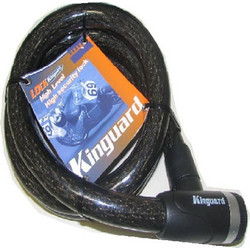 Kinguard 3009 Αντικλεπτική Αλυσίδα Μηχανής με Κλειδαριά 170cm Μαύρη