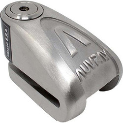 Auvray DK-14 Κλειδαριά Δισκόφρενου Μηχανής 14mm Ασημί
