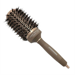 FF Professional CHB4053 Θερμική Βούρτσα Μαλλιών για Ίσιωμα με Φυσική Τρίχα Καφέ