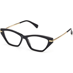 Max Mara MM5176V 001 Γυναικείος Σκελετός Γυαλιών Οράσεως Κοκάλινος Μεταλλικός Χρυσός Μαύρος
