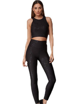 Superstacy Γυναικείο Κολάν Μακρύ Ψηλόμεσο Μαύρο SS2701-06