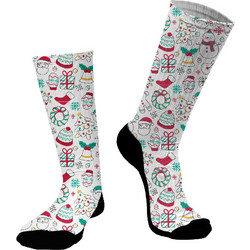 Dimisocks Do You Dare Christmas Mood Χριστουγεννιάτικες Ανδρικές Κάλτσες Ψηλές Λευκές 70071