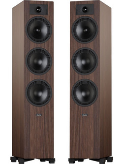 Indiana Line Line Tesi 6 Ζεύγος Ηχείων Hi-Fi Δαπέδου 160W 3 Δρόμων Mocha