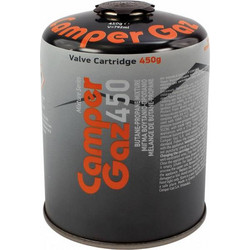 Camper Gaz Gaz Valve Cartridge Φιαλίδιο Υγραερίου Μίγμα Προπανίου Βουτανίου 450gr