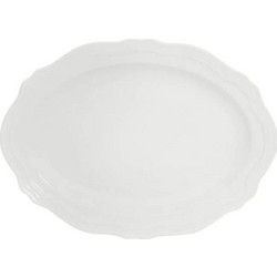 Maxwell & Williams Florence Scallop Πιάτο Ρηχό Πορσελάνης 23.5x23.5cm Οβάλ
