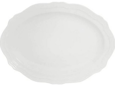 Maxwell & Williams Florence Scallop Πιάτο Ρηχό Πορσελάνης 23.5x23.5cm Οβάλ