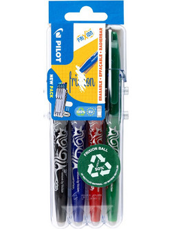 Pilot Set2Go Frixion Ball Σετ Στυλό Gel που Σβήνει 0.7mm Πολύχρωμο 4τμχ 230.546795