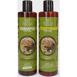 Yanni Extensions Dubai Choco Σετ Περιποίησης Μαλλιών Σαμπουάν 500ml + Conditioner 500ml