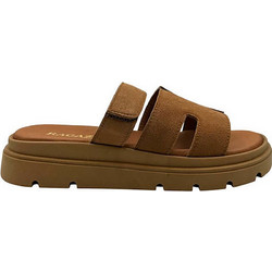 Ragazza Γυναικεία Σανδάλια Suede Καφέ 01024