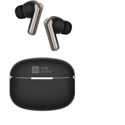 AGM Buds 8 Ακουστικά Bluetooth In Ear Ανθεκτικά στο Νερό Black