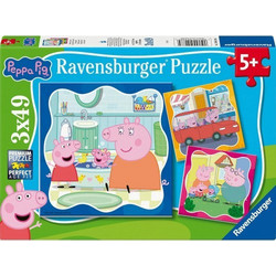 Παιδικό Puzzle Ravensburger Peppa Pig 3x49 Κομμάτια 04288