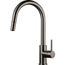 Eurorama 202-702600-411 Μπαταρία Κουζίνας Πάγκου Διπλής Παροχής Ανάμεικτη Inox