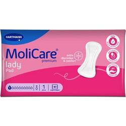 Hartmann MoliCare Premium Lady Σερβιέτες Ακράτειας 1 Σταγόνες 12τμχ