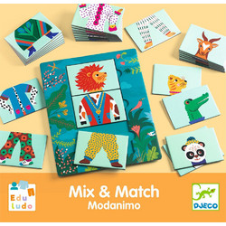 Djeco Mix & Match Αστεία Ζωάκια