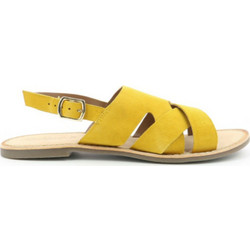Kickers Γυναικεία Σανδάλια Suede Κίτρινα 700320-507