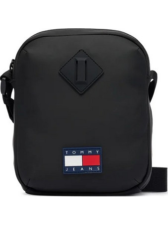 Tommy Hilfiger Reporter Ανδρική Τσάντα Ώμου / Χιαστί Μαύρη AM0AM14214-BDS