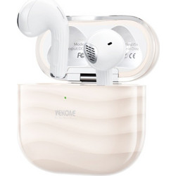 WK WS-18 Ακουστικά Bluetooth In Ear Beige