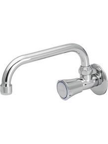 Viospiral Modea 00-4311 Μπαταρία Κουζίνας Τοίχου Μονής Παροχής Inox